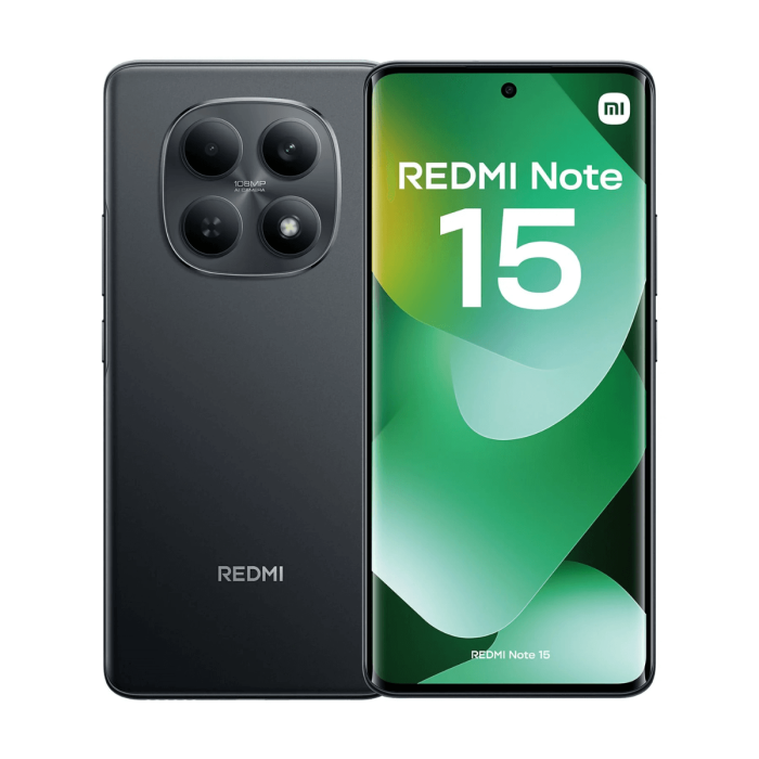 SMARTPHONE XIAOMI REDMI NOTE 15 6,83 8GB RAM 256GB ROM BLACK - miniatura 3