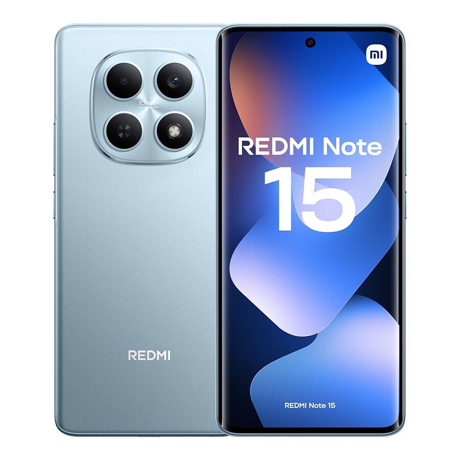 SMARTPHONE XIAOMI REDMI NOTE 15 6,83 8GB RAM 256GB ROM GLACIER BLUE - miniatura 2