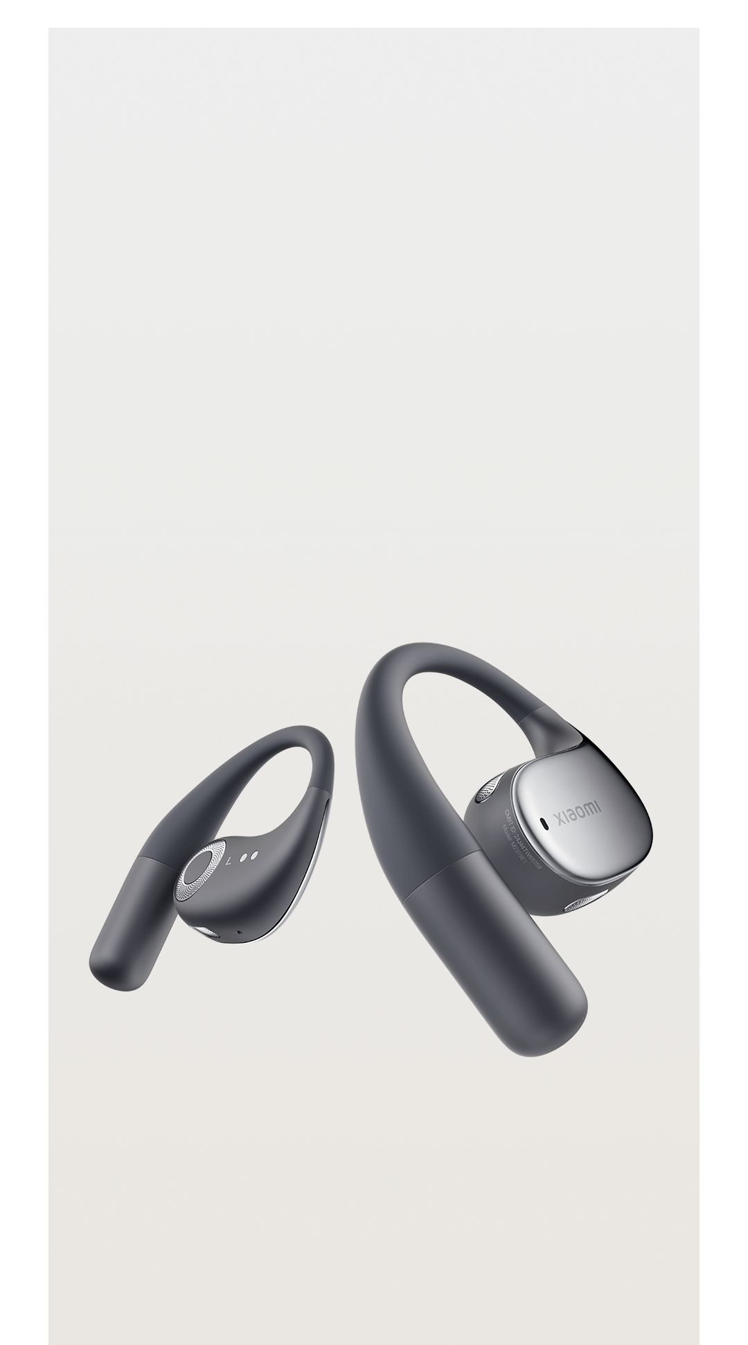 AURICULARES C/MICRÓFONO XIAOMI OPENWEAR STEREO COSMIC GRAY - miniatura 2