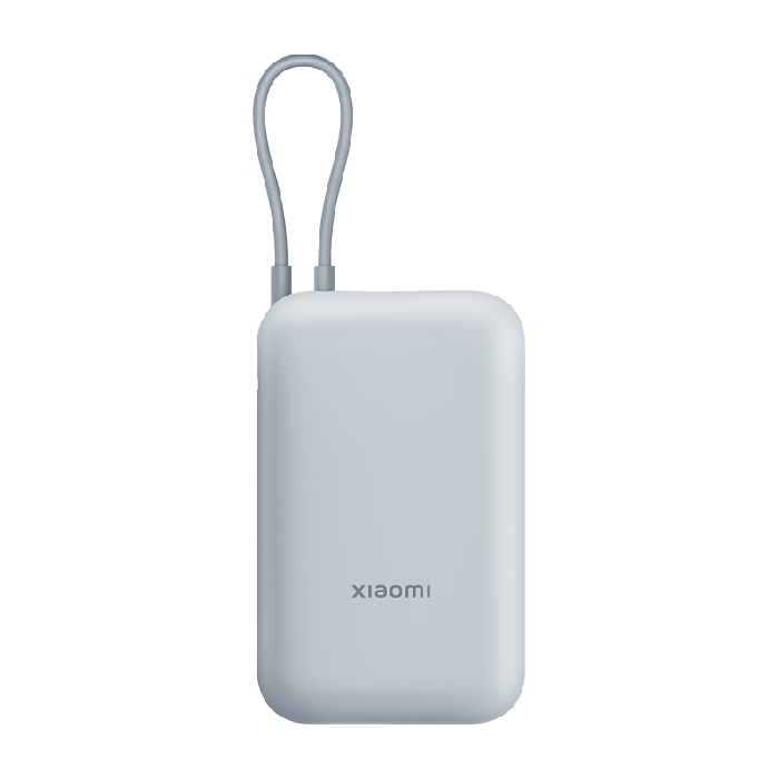 POWERBANK XIAOMI POWER BANK 10000MAH (INTEGRATED CABLE) ICE BLUE GL - miniatura 2